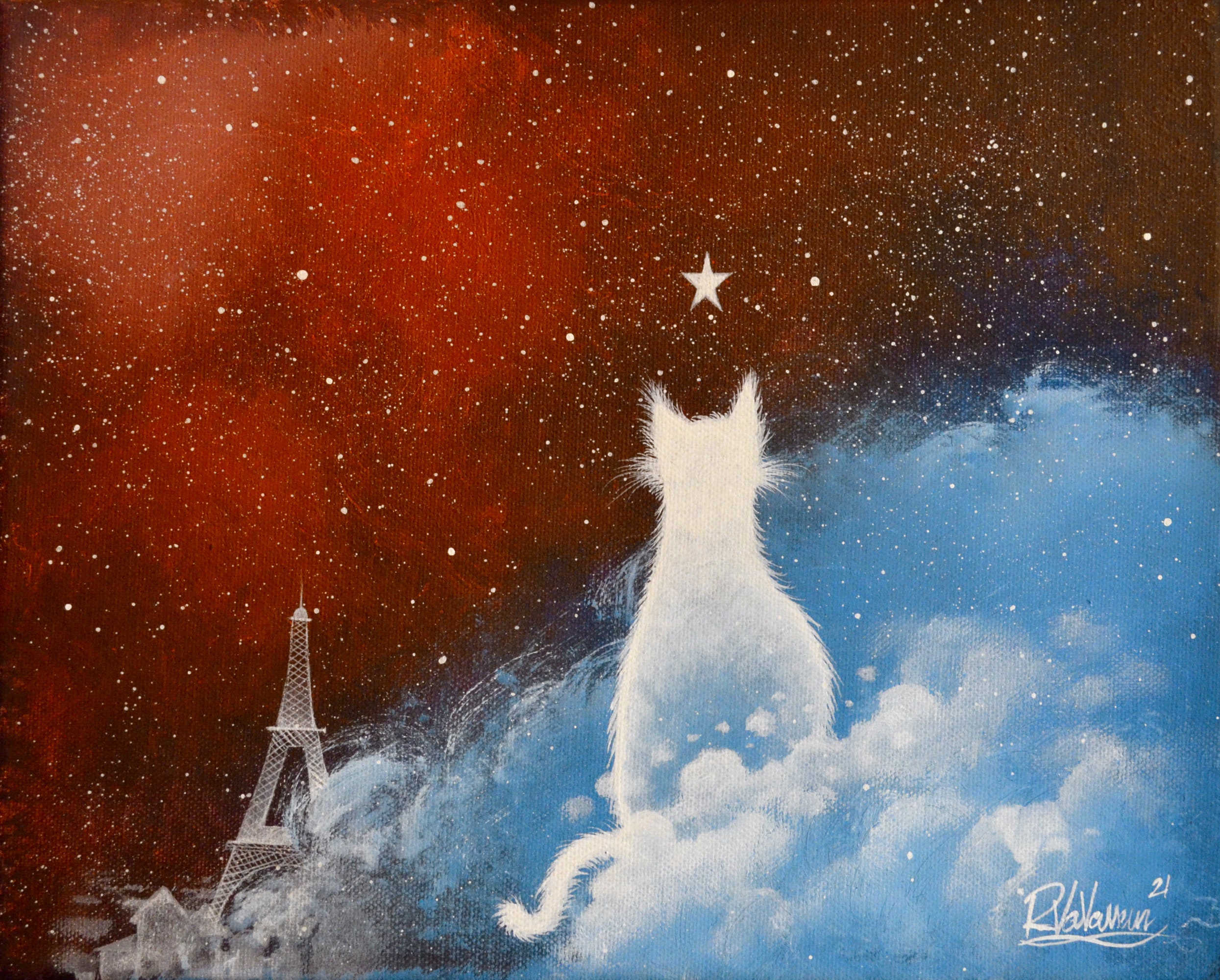 Cat Light Over Paris