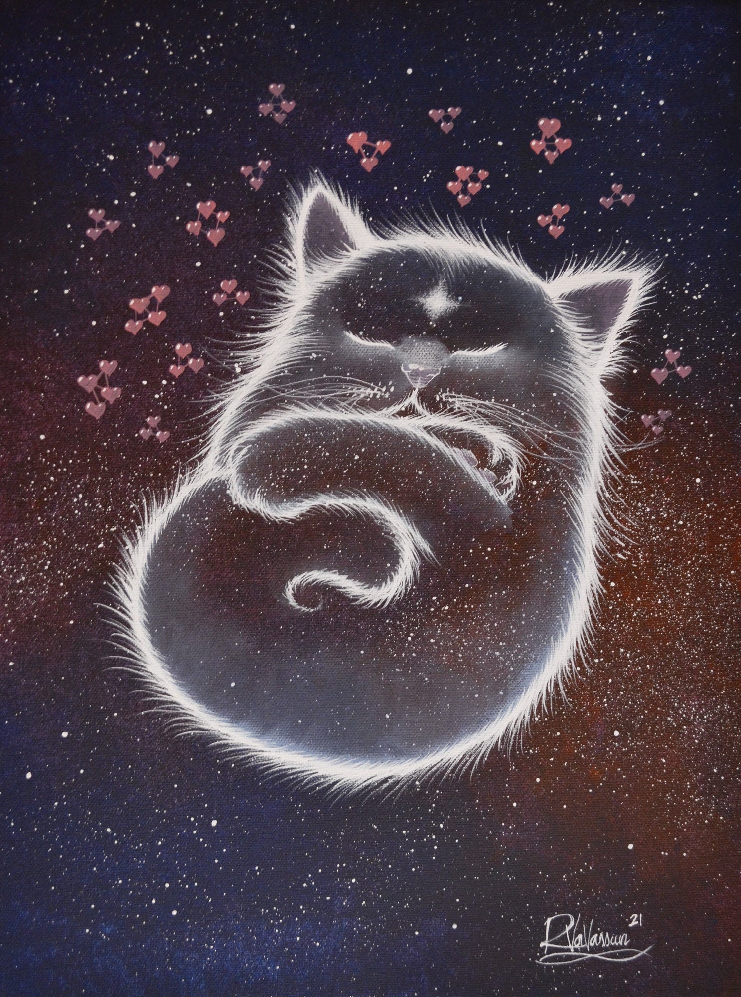 The Cat Floating in the Molecules of Love