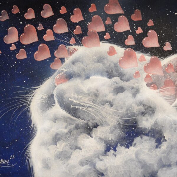 Purr sense - original feline artwork by Raphaël Vavasseur