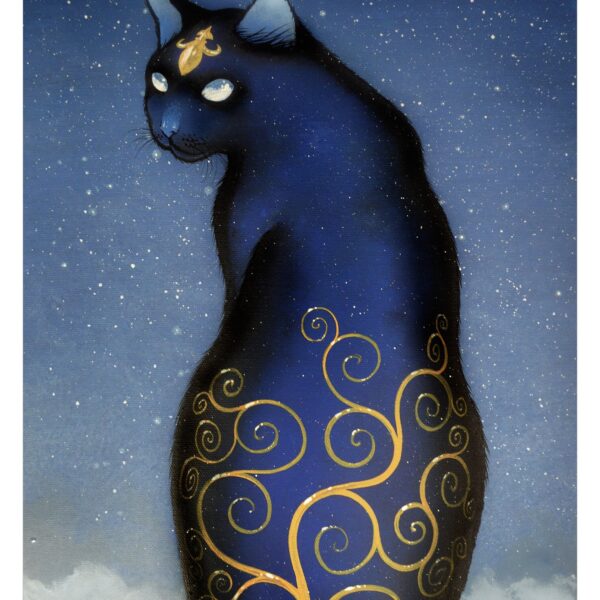 Atlantis cat - spellbound feline print by Raphaël Vavasseur