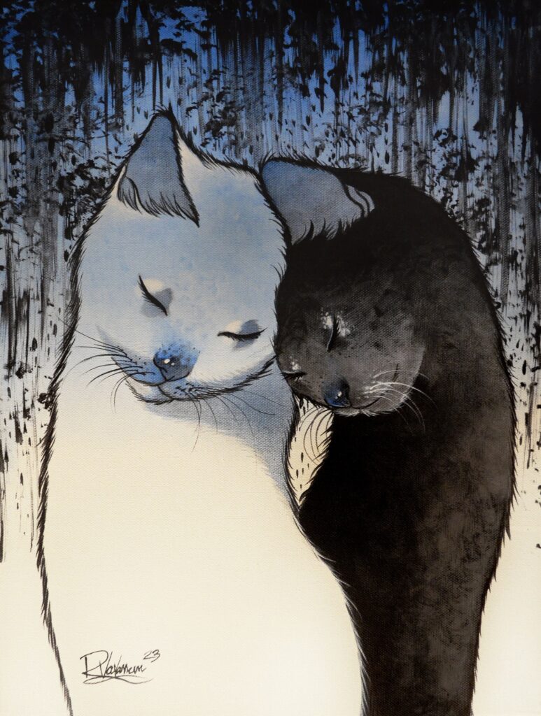 Original Cat Paintings vs Fine Art Prints: A Buyer’s Guide